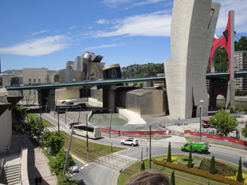 Vista panorámica del Guggenheim.